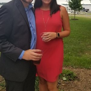 Coral Cocktail Dress